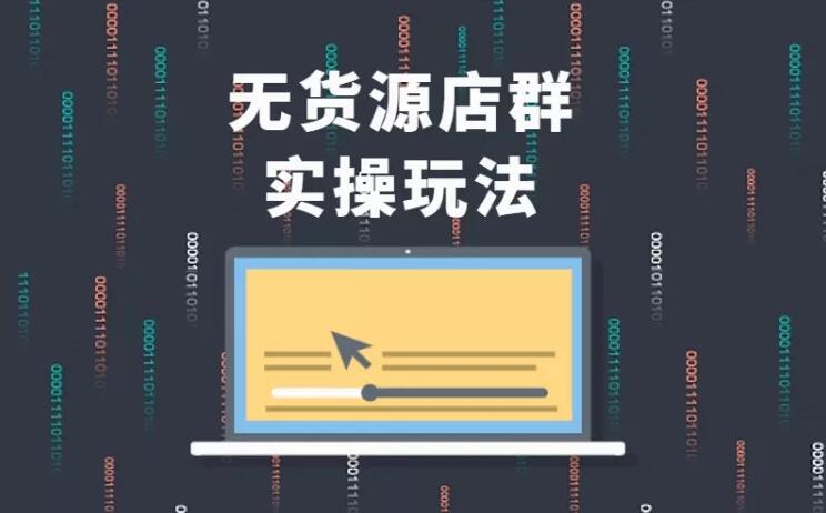 无货源店群实操玩法，蓝海选品的独特思路，店群软件操作方法（45节视频课）-温暖资源库