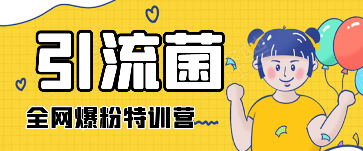 引流菌2020全网爆粉特训营（QQ群霸屏，知乎引流，群裂变，自动化引流等）-温暖资源库