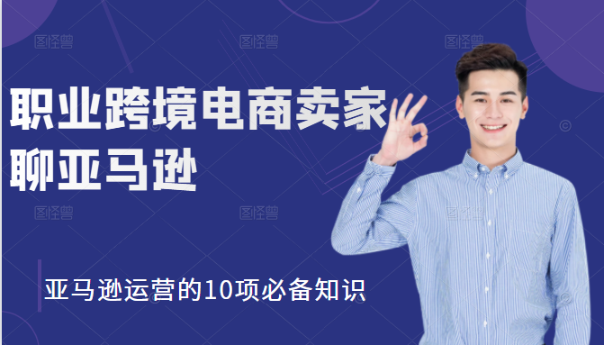 职业跨境电商卖家聊亚马逊：亚马逊运营的10项必备知识，12堂课让你看懂亚马逊运营-温暖资源库