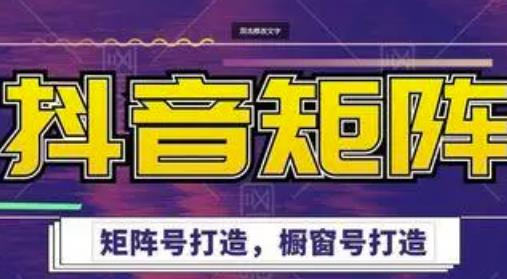 高鹏圈·抖音带货矩阵项目，起号成功率100%，出单率100%！-温暖资源库