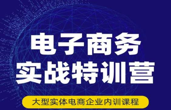 民赛电气内部出品：电子商务实战特训营，全方位带你入门电商，308种方式玩转电商-温暖资源库