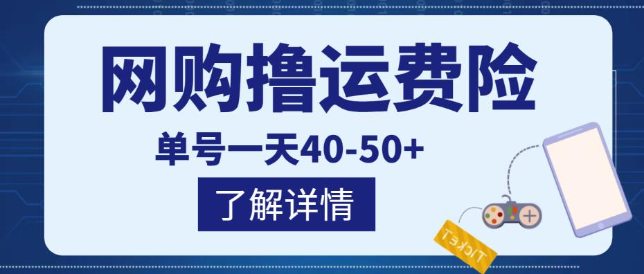 网购撸运费险项目，单号一天40-50+，实实在在能够赚到钱的项目【详细教程】-温暖资源库