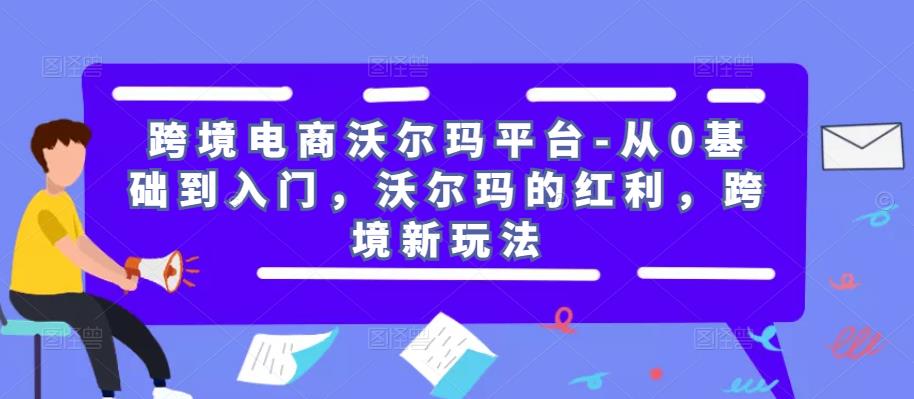 跨境电商沃尔玛平台-从0基础到入门，沃尔玛的红利，跨境新玩法-温暖资源库