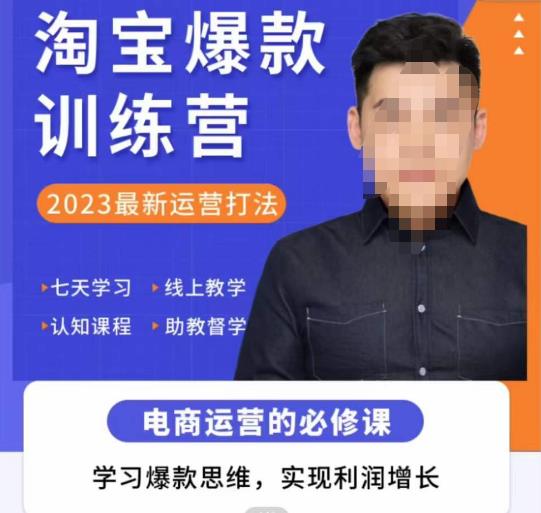 爱上黄昏·淘宝爆款训练营，2023最新运营打法，学习爆款思维，实现利润增长-温暖资源库