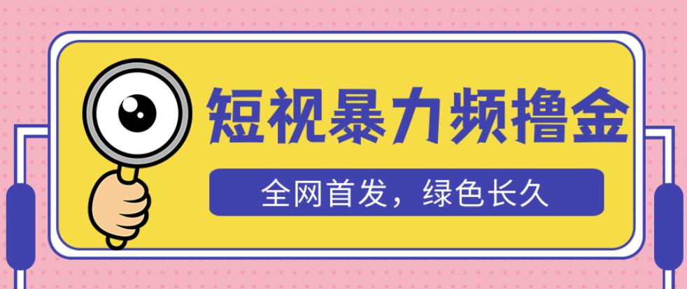 外面收费1680的短视频暴力撸金，日入300+长期可做，赠自动收款平台-温暖资源库