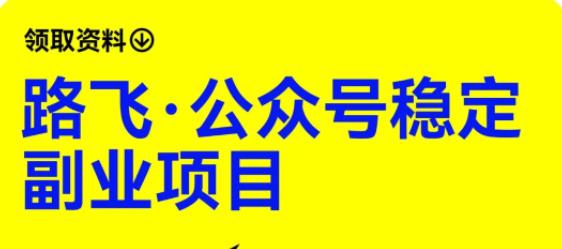 路飞·公众号稳定副业项目，你只要无脑去推广，粉丝和收入，自然就来了-温暖资源库