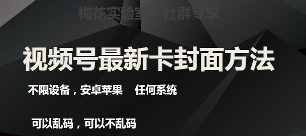 梅花实验室社群最新卡封面玩法3.0，不限设备，安卓苹果任何系统-温暖资源库