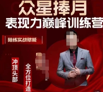 众星捧月表现力巅峰训练营，全方位打造，陪练实战赋能-温暖资源库
