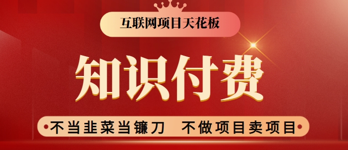 2024互联网项目天花板，新手小白也可以通过知识付费月入10W，实现财富自由【揭秘】-温暖资源库