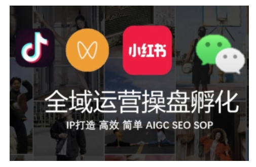 全域运营操盘(抖音+私域+小红书)，IP打造高效简单-温暖资源库