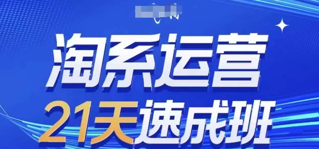 淘系运营21天速成班(更新24年12月)，0基础轻松搞定淘系运营，不做假把式-温暖资源库