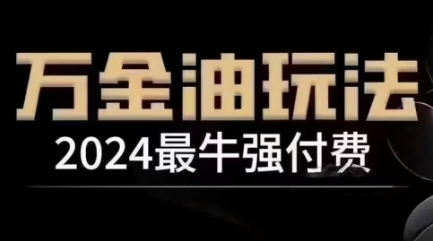 2024最牛强付费，万金油强付费玩法，干货满满，全程实操起飞（更新12月）-温暖资源库