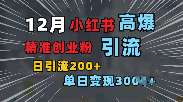 小红书一张图片“引爆”创业粉，单日+200+精准创业粉 可筛选付费意识创业粉【揭秘】-温暖资源库