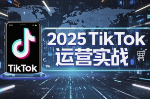 2025TikTok电商运营，掌握TikTok店铺运营核心技巧，实现低成本高转化-温暖资源库