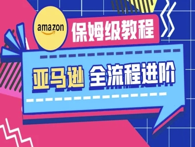 亚马逊保姆级全流程实操教程-跨境电商教程-温暖资源库